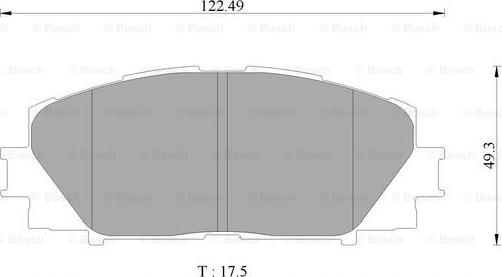 BOSCH 0 986 AB9 146 - Kit pastiglie freno, Freno a disco autozon.pro