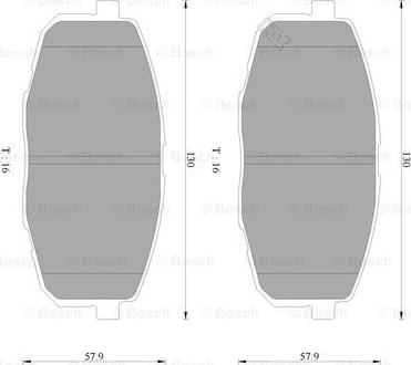 BOSCH 0 986 AB9 141 - Kit pastiglie freno, Freno a disco autozon.pro