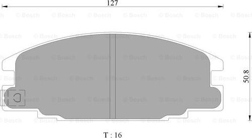 BOSCH 0 986 AB9 155 - Kit pastiglie freno, Freno a disco autozon.pro