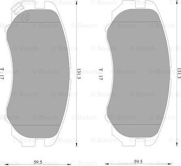 BOSCH 0 986 AB9 106 - Kit pastiglie freno, Freno a disco autozon.pro