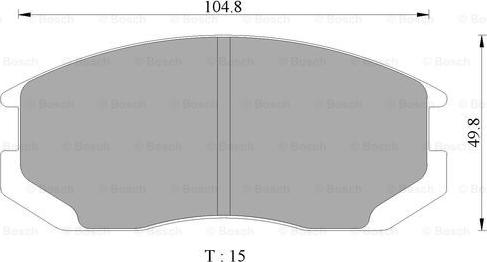 BOSCH 0 986 AB9 101 - Kit pastiglie freno, Freno a disco autozon.pro