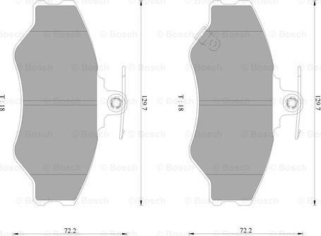 BOSCH 0 986 AB9 103 - Kit pastiglie freno, Freno a disco autozon.pro