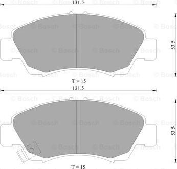 BOSCH 0 986 AB9 113 - Kit pastiglie freno, Freno a disco autozon.pro