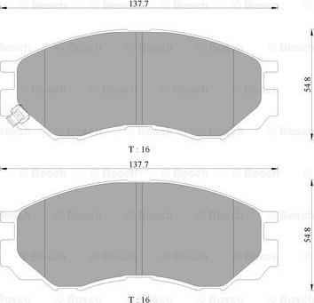 BOSCH 0 986 AB9 112 - Kit pastiglie freno, Freno a disco autozon.pro