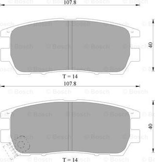 BOSCH 0 986 AB9 182 - Kit pastiglie freno, Freno a disco autozon.pro