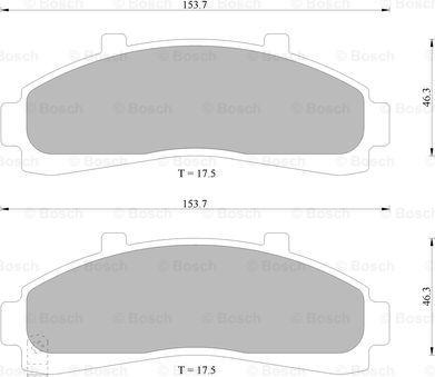 BOSCH 0 986 AB9 187 - Kit pastiglie freno, Freno a disco autozon.pro