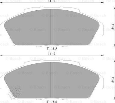 BOSCH 0 986 AB9 120 - Kit pastiglie freno, Freno a disco autozon.pro