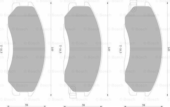 BOSCH 0 986 AB9 127 - Kit pastiglie freno, Freno a disco autozon.pro