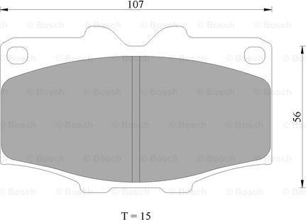 BOSCH 0 986 AB9 175 - Kit pastiglie freno, Freno a disco autozon.pro