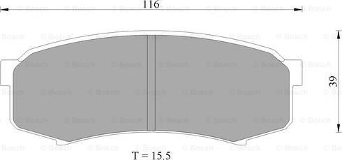 BOSCH 0 986 AB9 172 - Kit pastiglie freno, Freno a disco autozon.pro