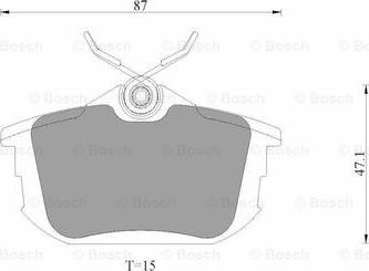 BOSCH 0 986 AB9 349 - Kit pastiglie freno, Freno a disco autozon.pro