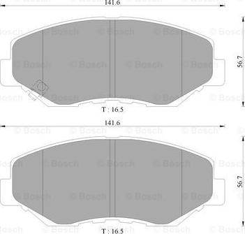 BOSCH 0 986 AB9 344 - Kit pastiglie freno, Freno a disco autozon.pro