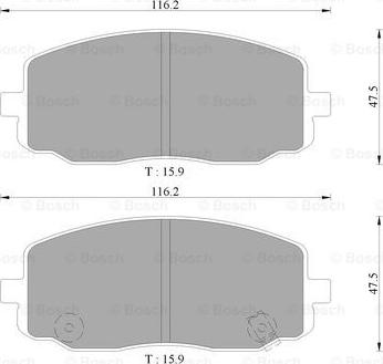 BOSCH 0 986 AB9 359 - Kit pastiglie freno, Freno a disco autozon.pro