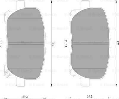 BOSCH 0 986 AB9 352 - Kit pastiglie freno, Freno a disco autozon.pro