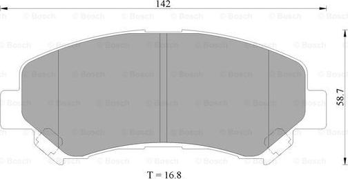 BOSCH 0 986 AB9 368 - Kit pastiglie freno, Freno a disco autozon.pro