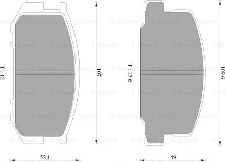 BOSCH 0 986 AB9 312 - Kit pastiglie freno, Freno a disco autozon.pro