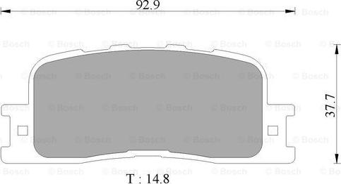 BOSCH 0 986 AB9 327 - Kit pastiglie freno, Freno a disco autozon.pro