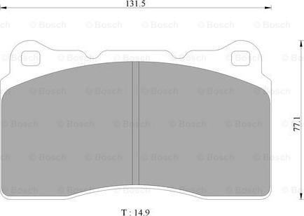 BOSCH 0 986 AB9 292 - Kit pastiglie freno, Freno a disco autozon.pro