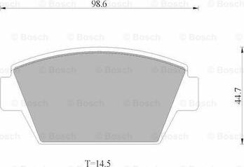 BOSCH 0 986 AB9 249 - Kit pastiglie freno, Freno a disco autozon.pro