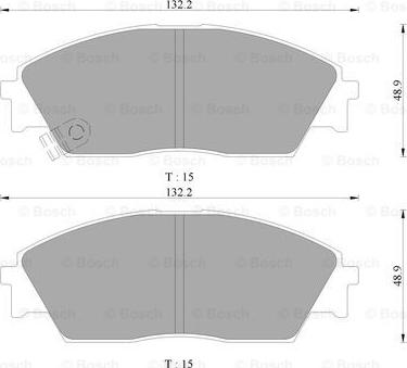 BOSCH 0 986 AB9 248 - Kit pastiglie freno, Freno a disco autozon.pro