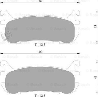 BOSCH 0 986 AB9 263 - Kit pastiglie freno, Freno a disco autozon.pro