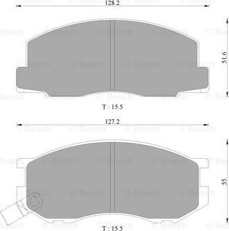 BOSCH 0 986 AB9 262 - Kit pastiglie freno, Freno a disco autozon.pro