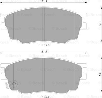 BOSCH 0 986 AB9 201 - Kit pastiglie freno, Freno a disco autozon.pro