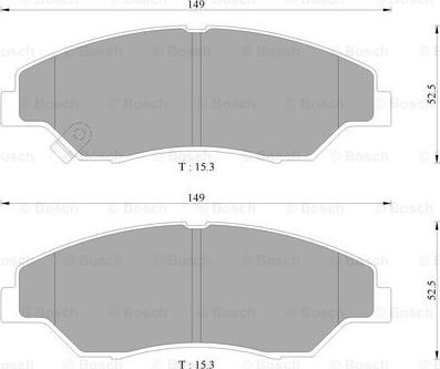 BOSCH 0 986 AB9 285 - Kit pastiglie freno, Freno a disco autozon.pro