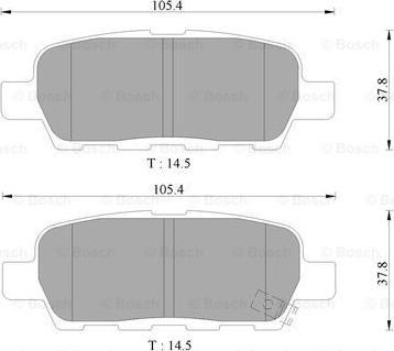 BOSCH 0 986 AB9 283 - Kit pastiglie freno, Freno a disco autozon.pro