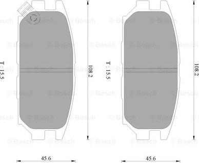 BOSCH 0 986 AB9 226 - Kit pastiglie freno, Freno a disco autozon.pro