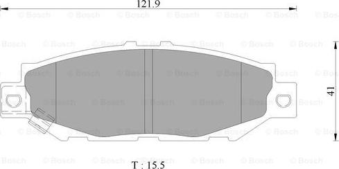 BOSCH 0 986 AB9 277 - Kit pastiglie freno, Freno a disco autozon.pro