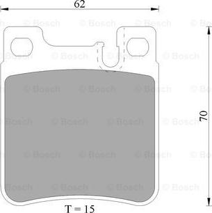 BOSCH 0 986 AB4 999 - Kit pastiglie freno, Freno a disco autozon.pro