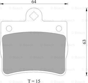 BOSCH 0 986 AB4 991 - Kit pastiglie freno, Freno a disco autozon.pro