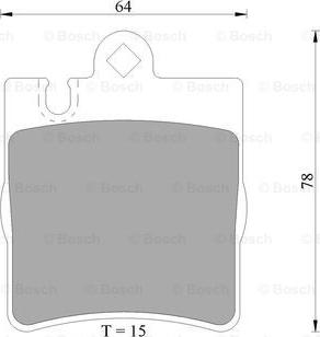 BOSCH 0 986 AB4 986 - Kit pastiglie freno, Freno a disco autozon.pro