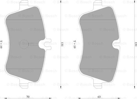 BOSCH 0 986 AB4 977 - Kit pastiglie freno, Freno a disco autozon.pro