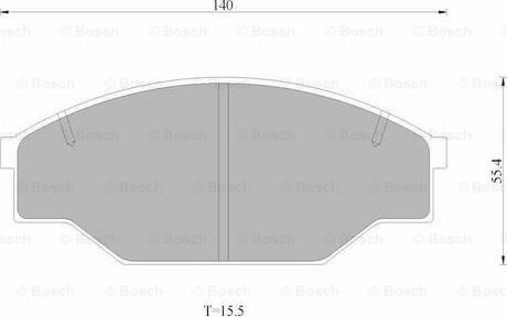 BOSCH 0 986 AB4 499 - Kit pastiglie freno, Freno a disco autozon.pro