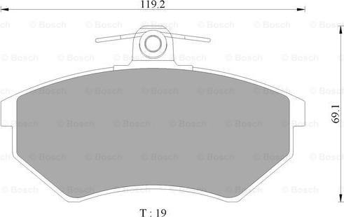 BOSCH 0 986 AB4 445 - Kit pastiglie freno, Freno a disco autozon.pro