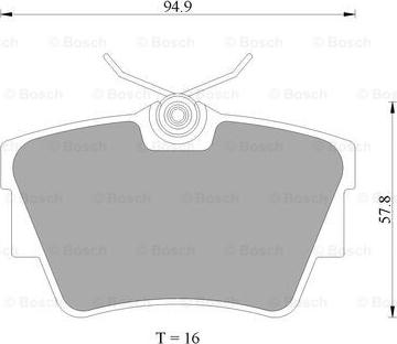 BOSCH 0 986 AB4 468 - Kit pastiglie freno, Freno a disco autozon.pro