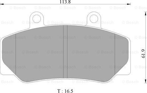 BOSCH 0 986 AB4 434 - Kit pastiglie freno, Freno a disco autozon.pro