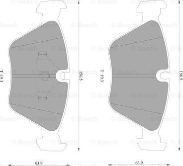 BOSCH 0 986 AB4 429 - Kit pastiglie freno, Freno a disco autozon.pro