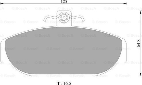 BOSCH 0 986 AB4 426 - Kit pastiglie freno, Freno a disco autozon.pro