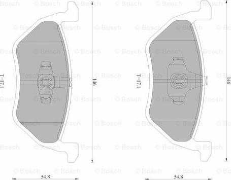 BOSCH 0 986 AB4 592 - Kit pastiglie freno, Freno a disco autozon.pro