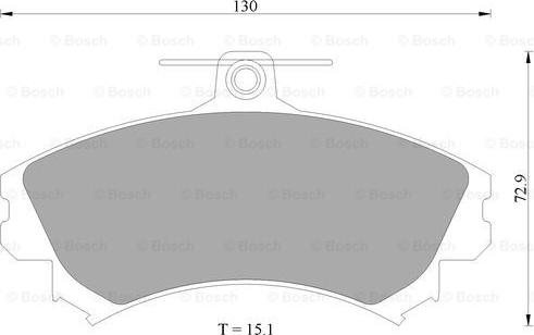 BOSCH 0 986 AB4 551 - Kit pastiglie freno, Freno a disco autozon.pro