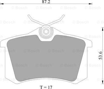 BOSCH 0 986 AB4 564 - Kit pastiglie freno, Freno a disco autozon.pro