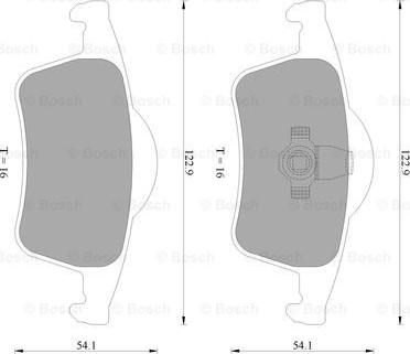 BOSCH 0 986 AB4 565 - Kit pastiglie freno, Freno a disco autozon.pro