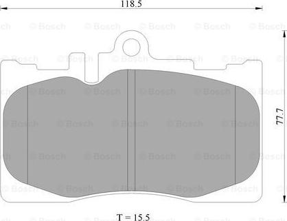 BOSCH 0 986 AB4 568 - Kit pastiglie freno, Freno a disco autozon.pro