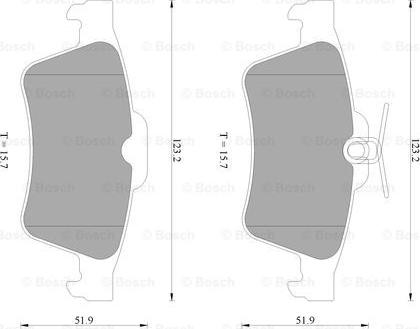 BOSCH 0 986 AB4 583 - Kit pastiglie freno, Freno a disco autozon.pro