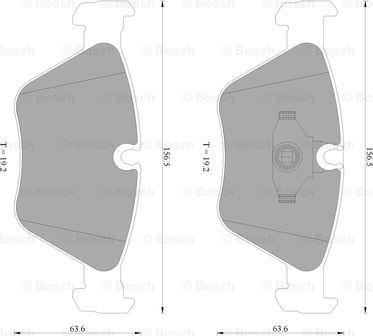 BOSCH 0 986 AB4 576 - Kit pastiglie freno, Freno a disco autozon.pro