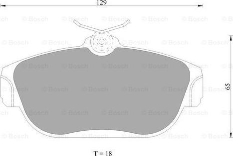 BOSCH 0 986 AB4 685 - Kit pastiglie freno, Freno a disco autozon.pro