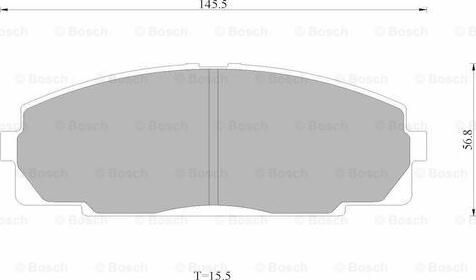 BOSCH 0 986 AB4 399 - Kit pastiglie freno, Freno a disco autozon.pro